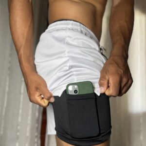 BERMUDA DUPLA DRYFIT BELA ROMA SHORTS DUPLO DRYFIT MASCULINO